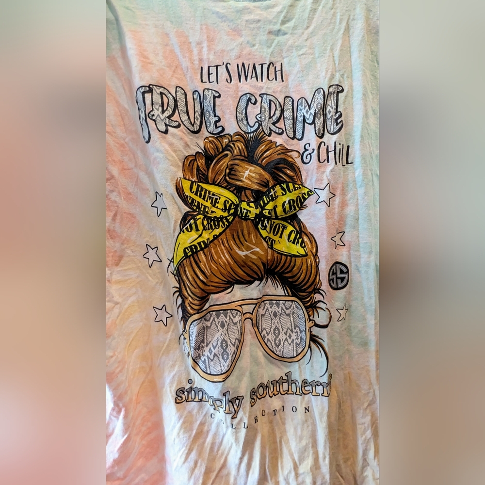 Simply Southern Light Green Tee - Picture 2 of 3
